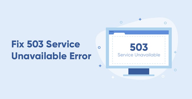 C&aacute;ch fix lỗi error 503